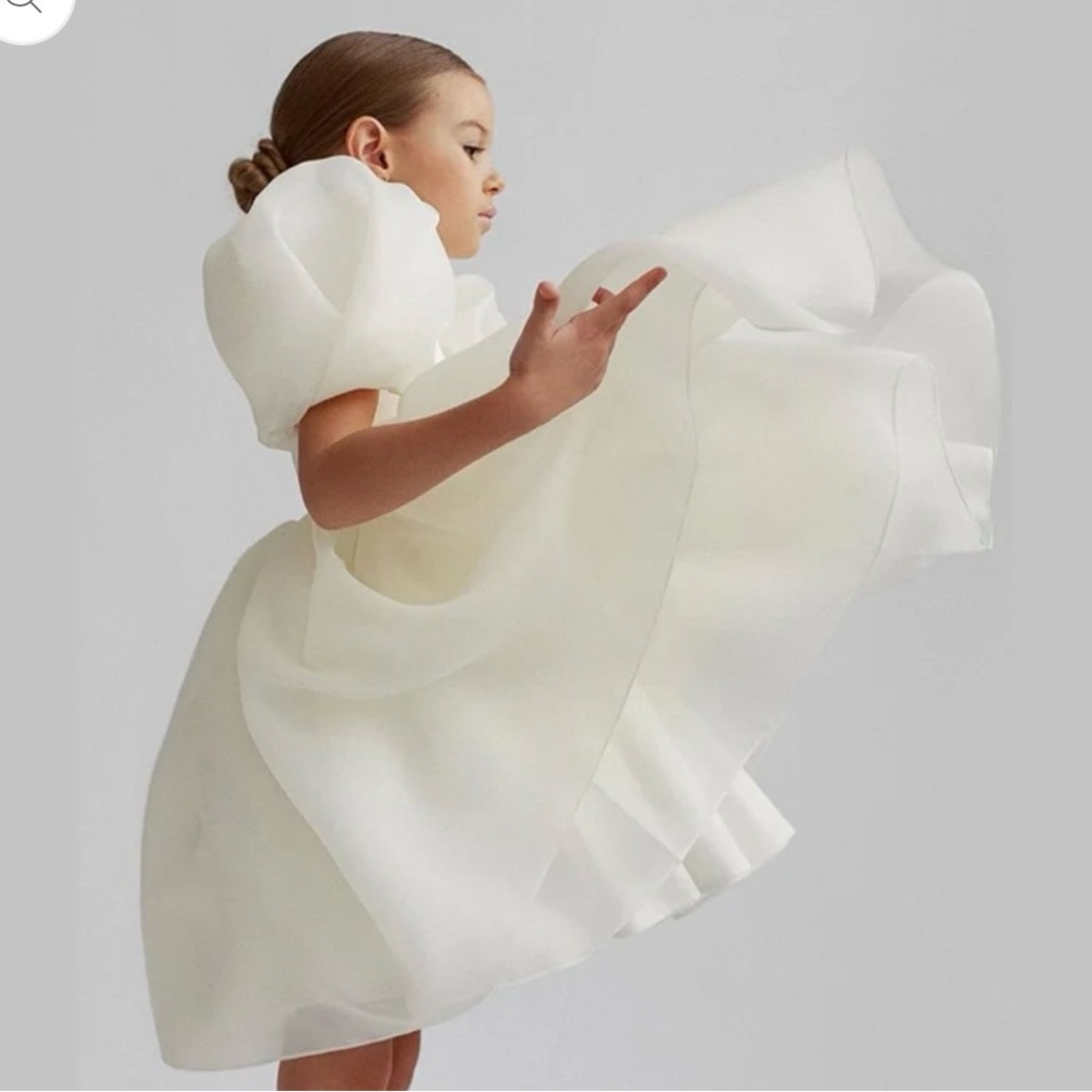 Girls white dress
